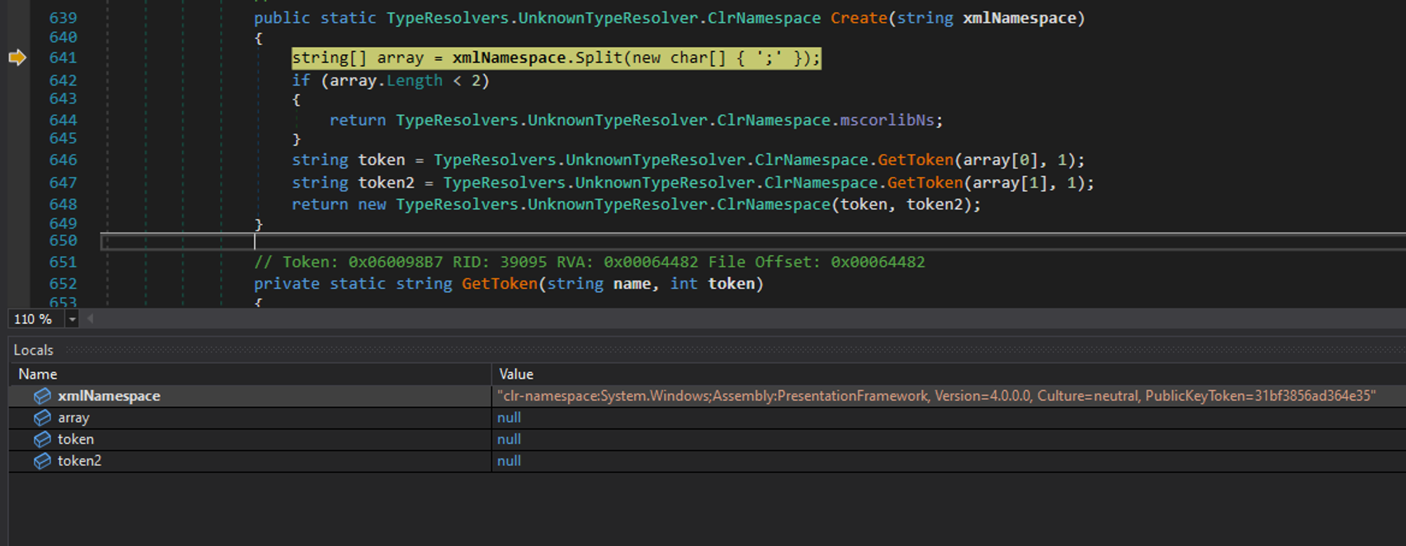 clrnamespace-create-method